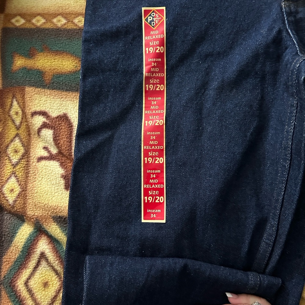 Dark Blue Denim Jeans